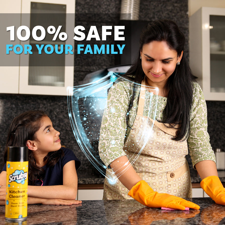 Foam-Based Complete Kitchen Cleaner & Disinfectant.(Buy 1 Get 1 Free).
